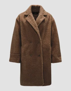 Oversized Mantel Honise Bruin Online Bestellen*OPUS Fashion