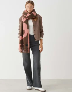 Oversized Sjaal Amadita Scarf Roze Online Bestellen*OPUS New