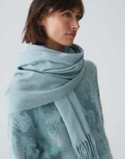 Oversized Sjaal Anell Scarf Blauw Online Bestellen*OPUS Clearance