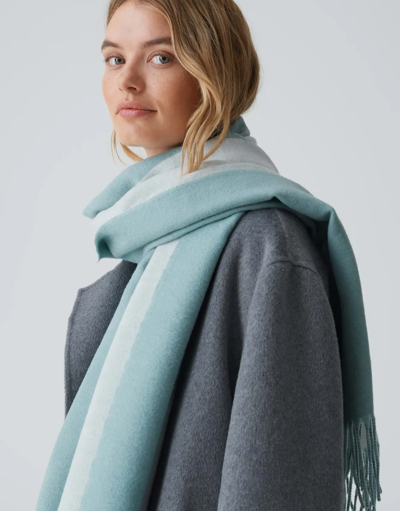 Oversized Sjaal Atopa Scarf Blauw Online Bestellen*OPUS New