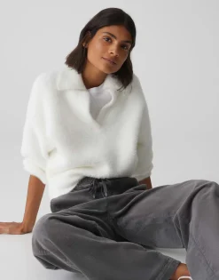 Oversized Trui Posson Wit Online Bestellen*OPUS Discount