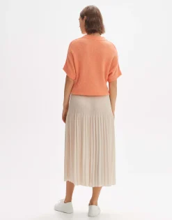 Plooirok Ribane Shimmer Beige Online Bestellen*OPUS Hot