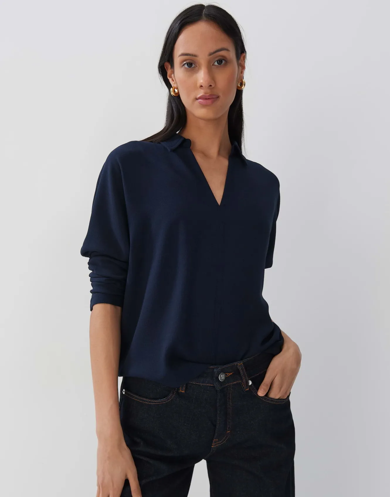 Poloshirt Kiby Blauw Online Bestellen*OPUS Fashion