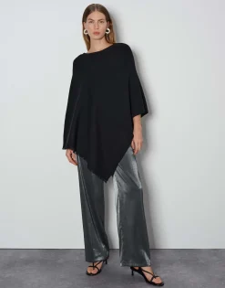 Poncho Babiene Cape Zwart Online Bestellen*OPUS Best Sale