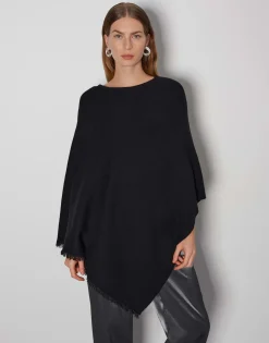 Poncho Babiene Cape Zwart Online Bestellen*OPUS Best Sale