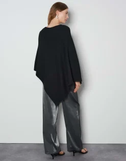 Poncho Babiene Cape Zwart Online Bestellen*OPUS Best Sale