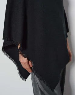 Poncho Babiene Cape Zwart Online Bestellen*OPUS Best Sale