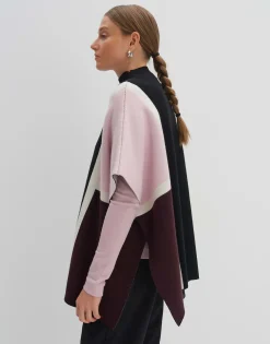 Poncho Basteina Cape Zwart Online Bestellen*OPUS Cheap
