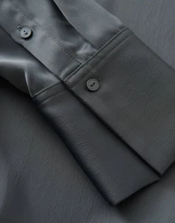 Satijnen Blouse Zanza Grijs Online Bestellen*OPUS Best
