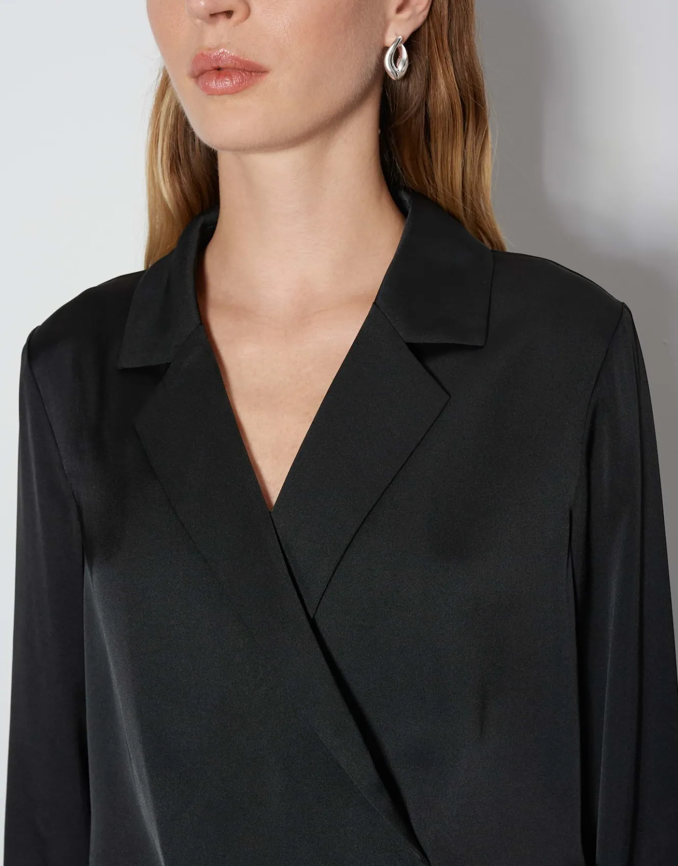 Satijnen Blouse Zariana Zwart Online Bestellen*OPUS Best Sale