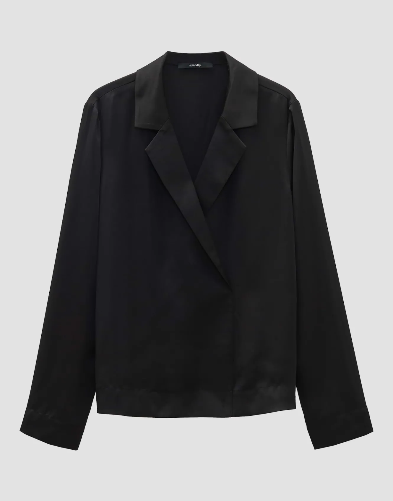 Satijnen Blouse Zariana Zwart Online Bestellen*OPUS Best Sale