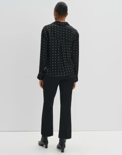 Satijnen Blouse Zilow Zwart Online Bestellen*OPUS Hot