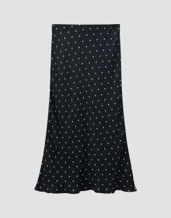 Satijnen Rok Odini Dot Zwart Online Bestellen*OPUS Hot