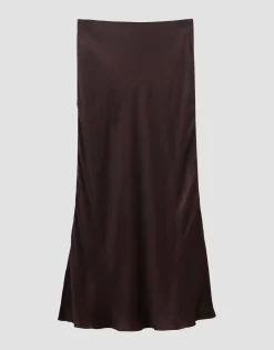 Satijnen Rok Odini Uni Paars Online Bestellen*OPUS Store