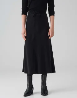 Satijnen Rok Rawi Zwart Online Bestellen*OPUS New