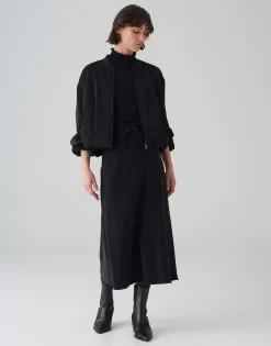 Satijnen Rok Rawi Zwart Online Bestellen*OPUS New