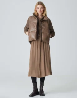Satijnen Rok Rinkelle Bruin Online Bestellen*OPUS Hot