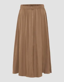 Satijnen Rok Rinkelle Bruin Online Bestellen*OPUS Hot