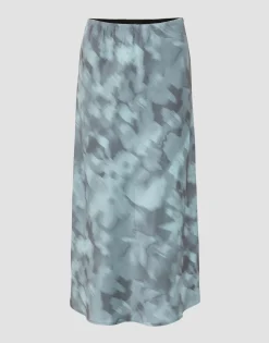 Satijnen Rok Runaba Blauw Online Bestellen*OPUS Discount
