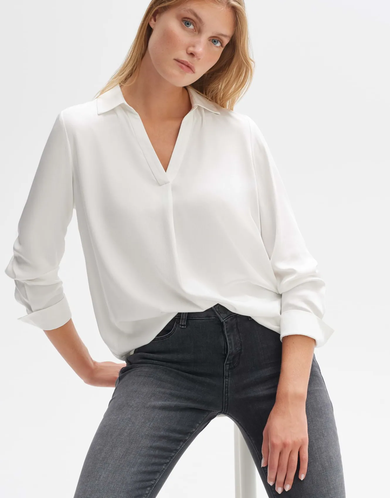 Shirtblouse Fangi Wit Online Bestellen*OPUS Fashion