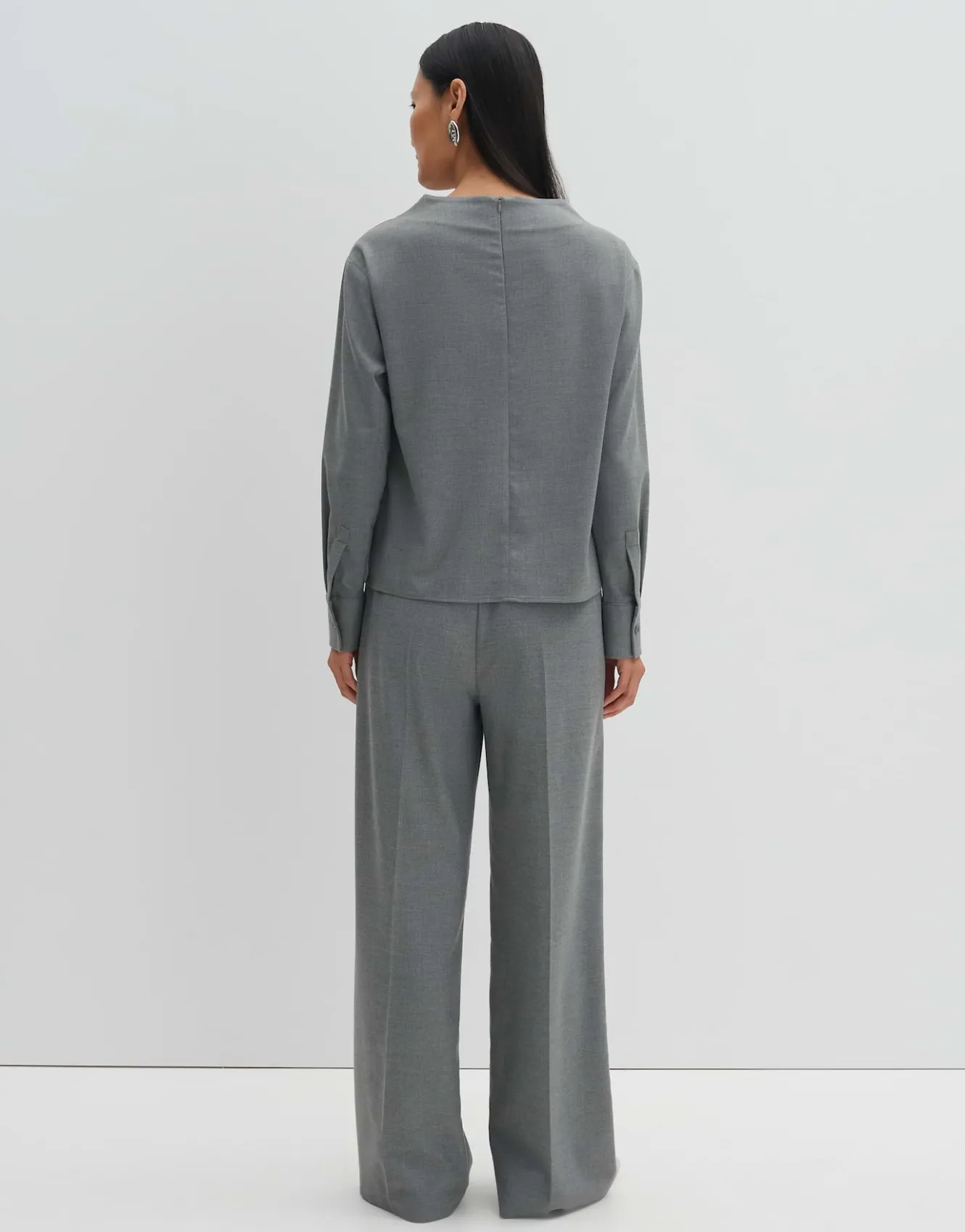 Shirtblouse Zalene Grijs Online Bestellen*OPUS Shop