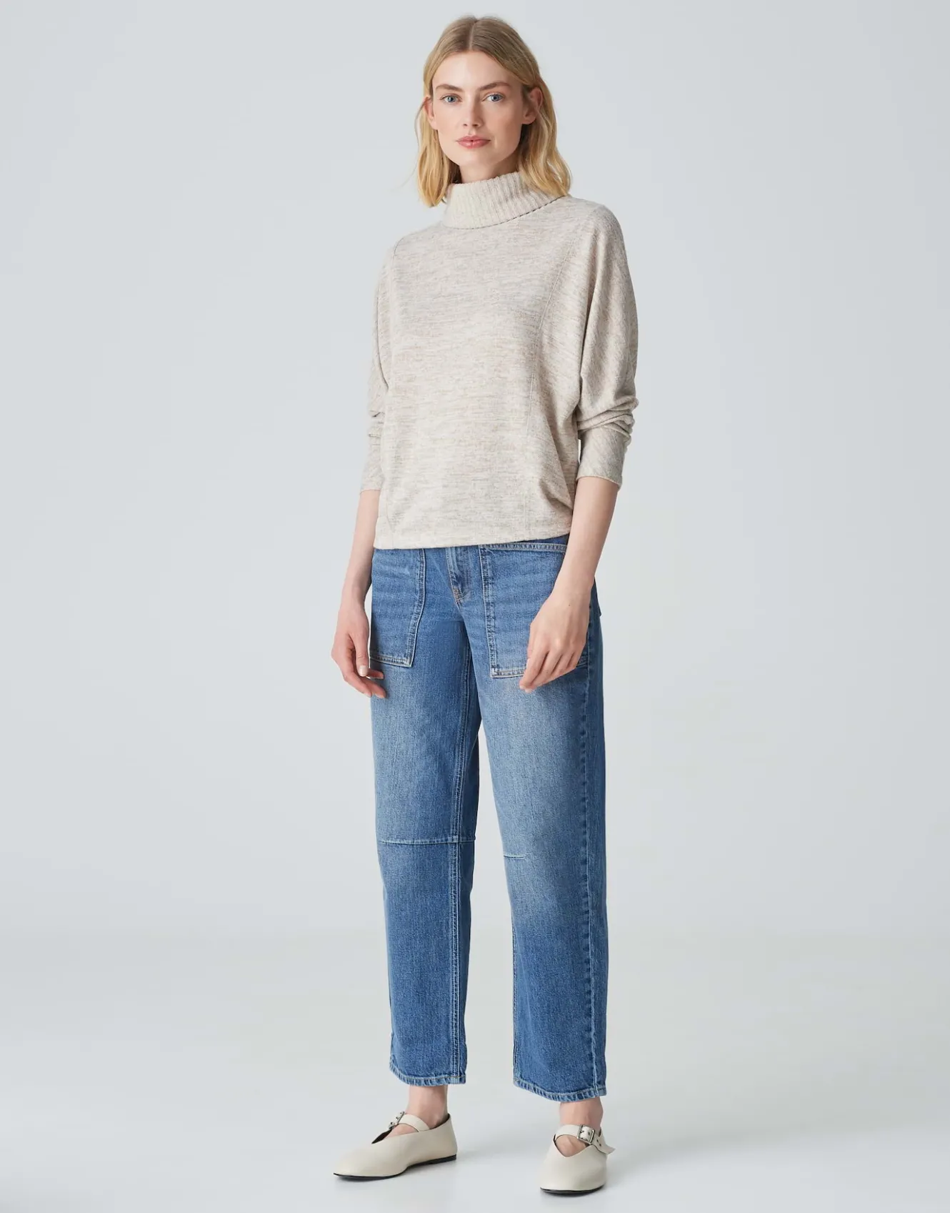 Shirt Met Col Selofe Beige Online Bestellen*OPUS Cheap