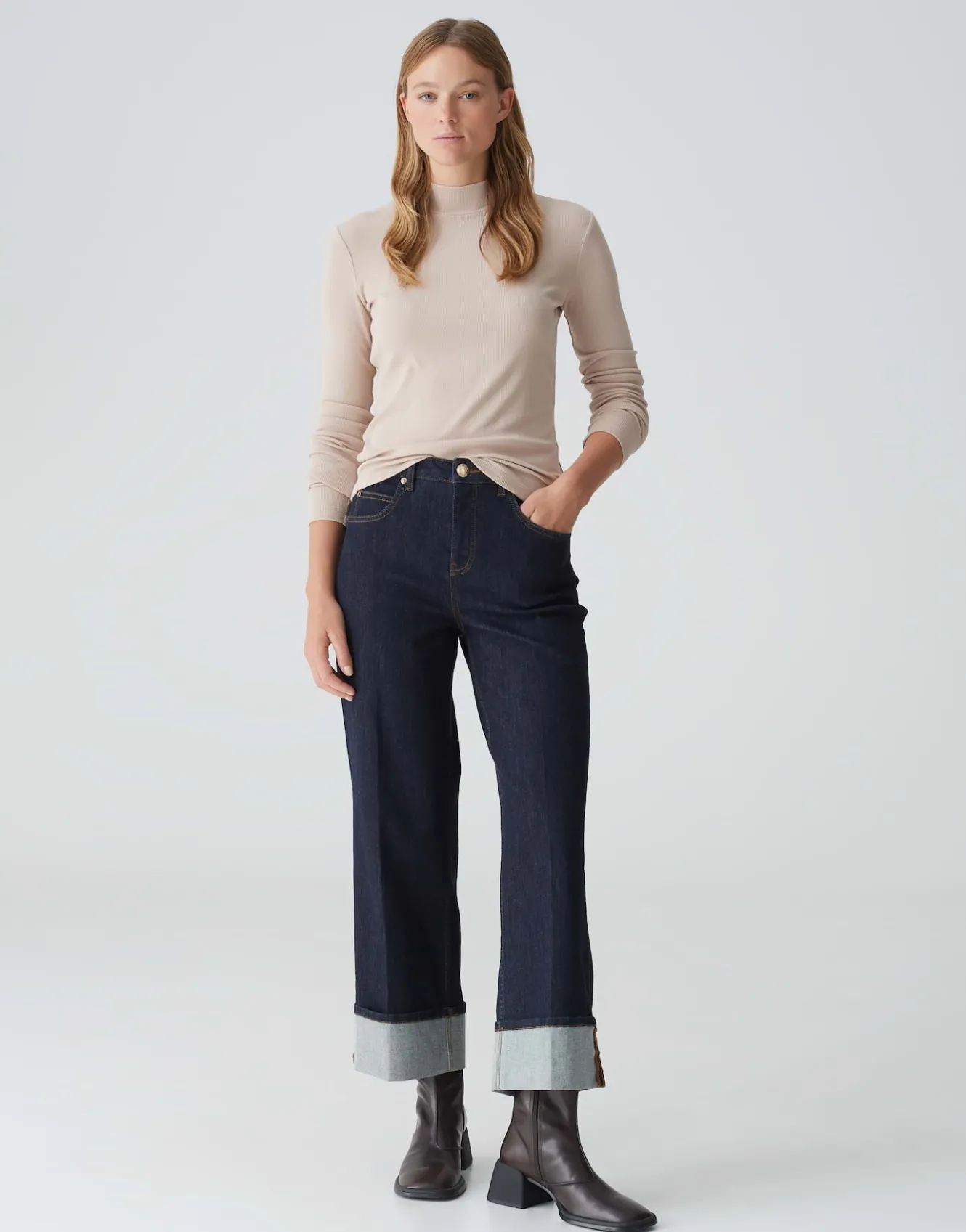 Shirt Met Col Singrid Beige Online Bestellen*OPUS Store
