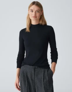Shirt Met Col Singrid Zwart Online Bestellen*OPUS Discount