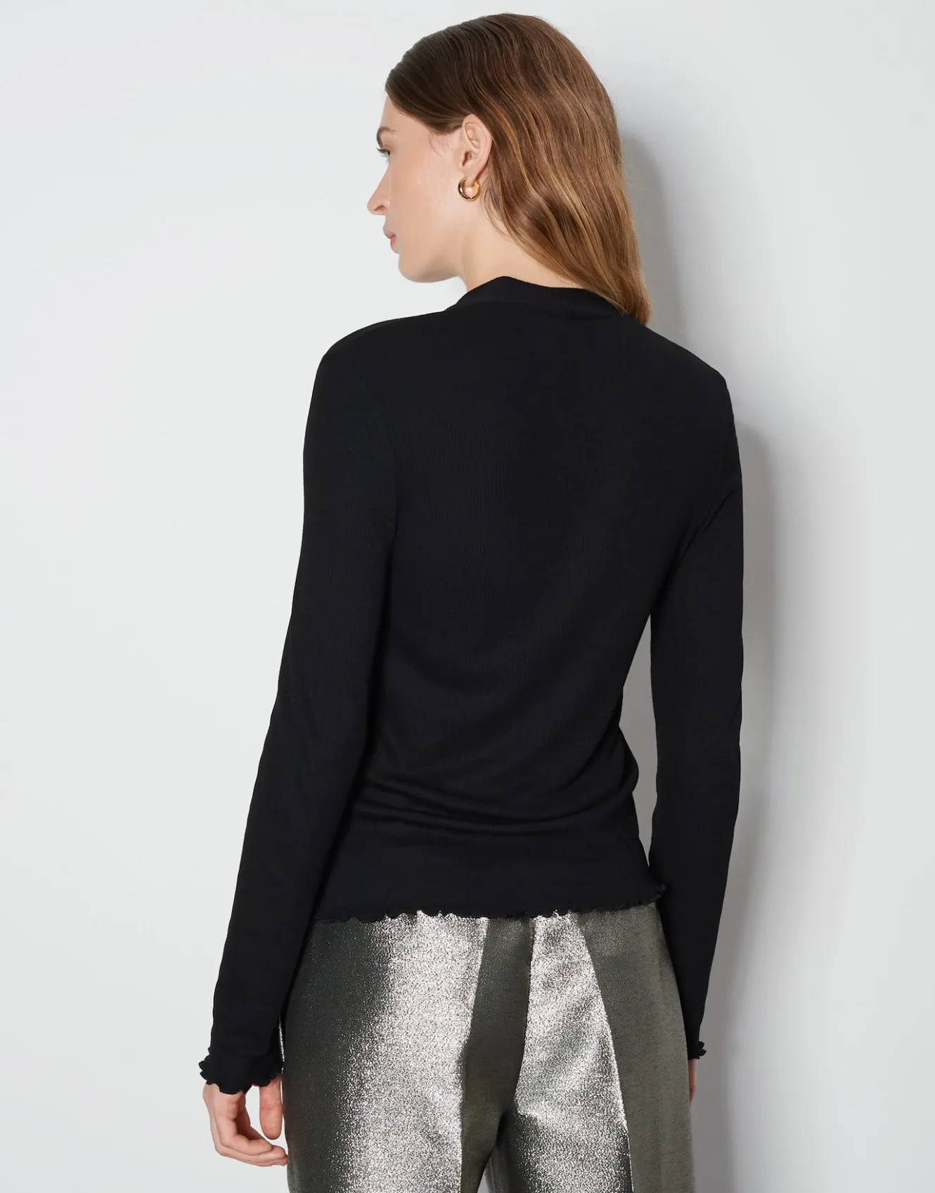 Shirt Met V-hals Kalya Zwart Online Bestellen*OPUS Discount