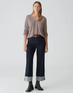 Shirt Met V-hals Sannah Tradition Roze Online Bestellen*OPUS Sale