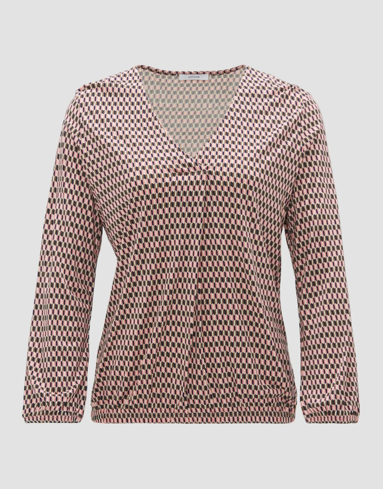 Shirt Met V-hals Sannah Tradition Roze Online Bestellen*OPUS Sale