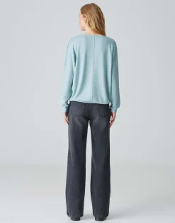 Shirt Met V-hals Silomon Blauw Online Bestellen*OPUS Cheap