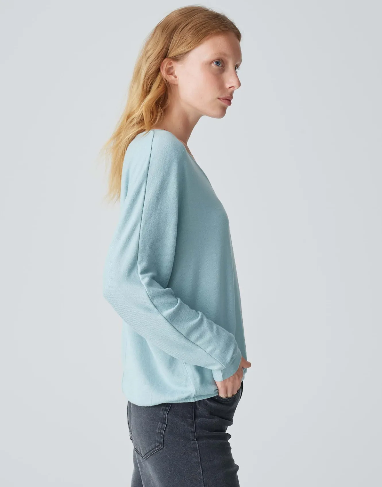 Shirt Met V-hals Silomon Blauw Online Bestellen*OPUS Cheap