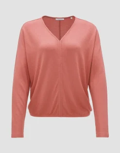 Shirt Met V-hals Silomon Roze Online Bestellen*OPUS Shop