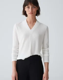Shirt Met V-hals Sujessi Wit Online Bestellen*OPUS Store