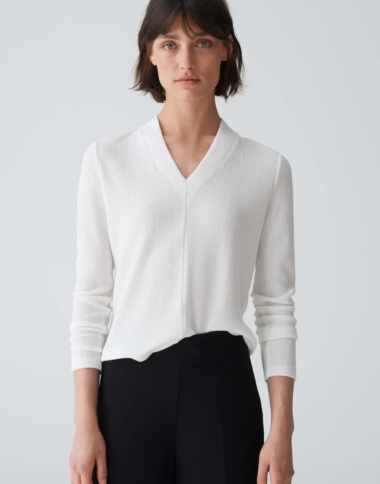 Shirt Met V-hals Sujessi Wit Online Bestellen*OPUS Store