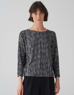 Shirt Sebry Shine Zwart Online Bestellen*OPUS Flash Sale