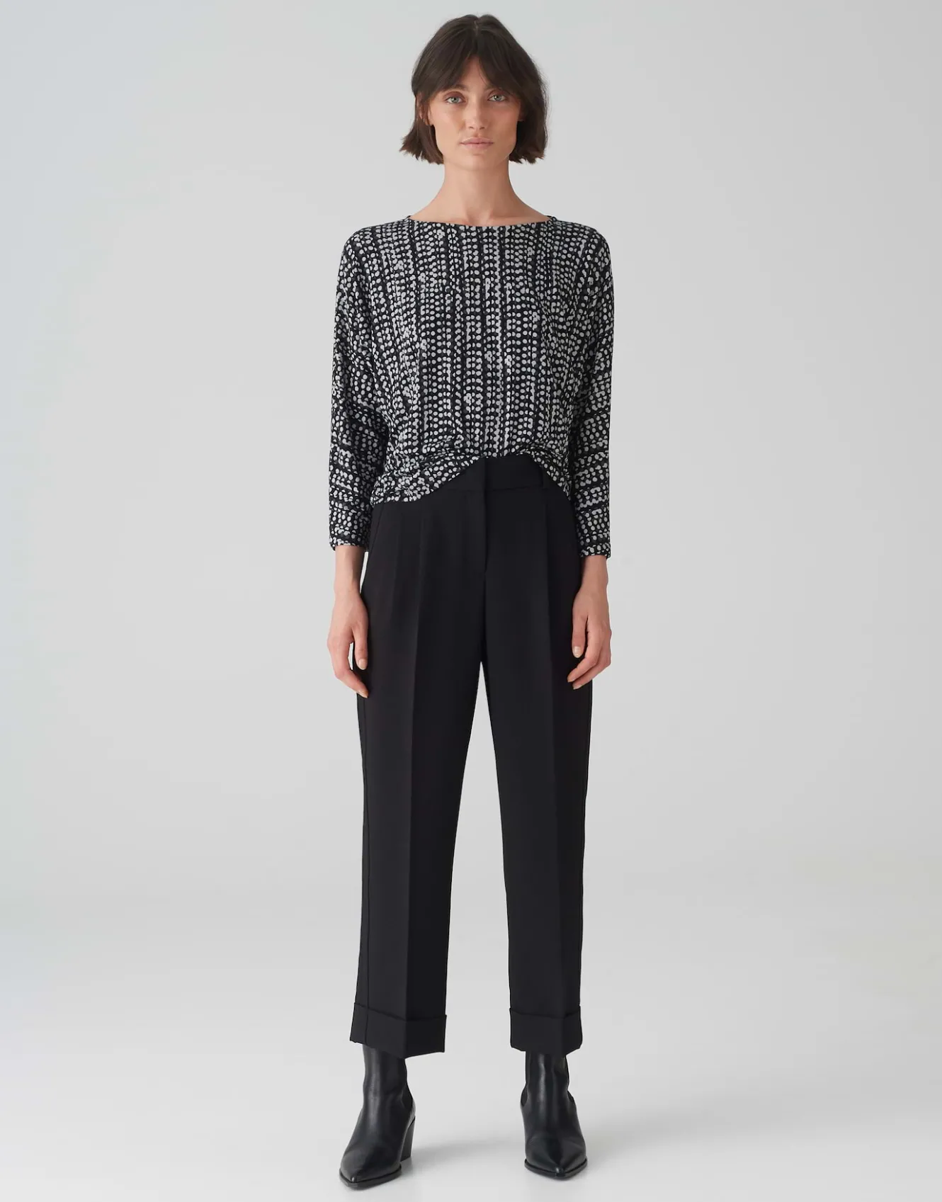 Shirt Sebry Shine Zwart Online Bestellen*OPUS Flash Sale