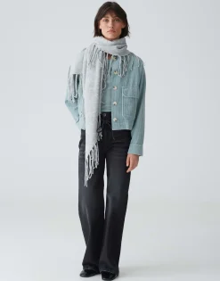 Sjaal Awaro Scarf Grijs Online Bestellen*OPUS Clearance