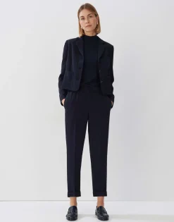 Slip-on Broek Carlah Blauw Online Bestellen*OPUS Best Sale
