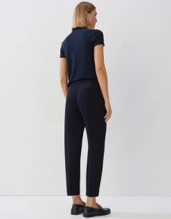 Slip-on Broek Carlah Blauw Online Bestellen*OPUS Best Sale
