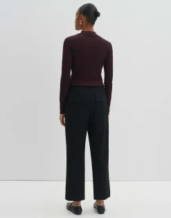 Slip-on Broek Celien Zwart Online Bestellen*OPUS Store