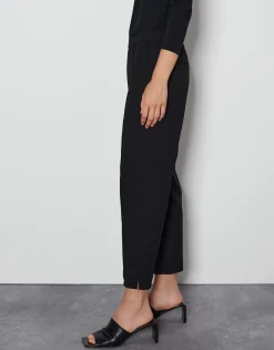 Slip-on Broek Charlie Pure Zwart Online Bestellen*OPUS Shop