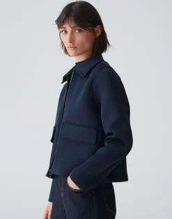 Sweatvest Gidal Blauw Online Bestellen*OPUS Sale