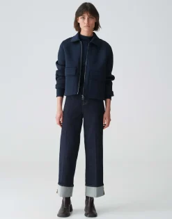 Sweatvest Gidal Blauw Online Bestellen*OPUS Sale
