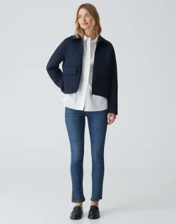 Sweatvest Gidal Blauw Online Bestellen*OPUS Sale