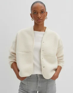 Sweatvest Uteddy Wit Online Bestellen*OPUS Discount
