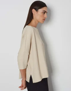 Trui Ushiny Detail Beige Online Bestellen*OPUS New
