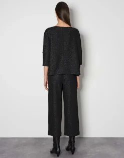 Trui Ushiny Detail Zwart Online Bestellen*OPUS Best Sale