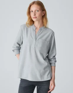 Tuniekblouse Fanell Grijs Online Bestellen*OPUS Clearance